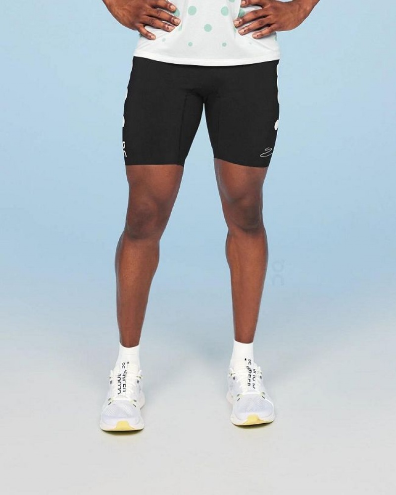 Short On Cloud Marathon Tight Distance Hombre Black | UY_ON8698