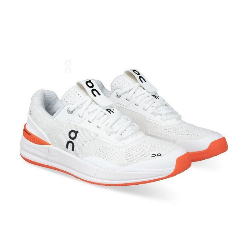 Tenis On Cloud THE ROGER Pro Clay Hombre White / Orange | UY_ON8785