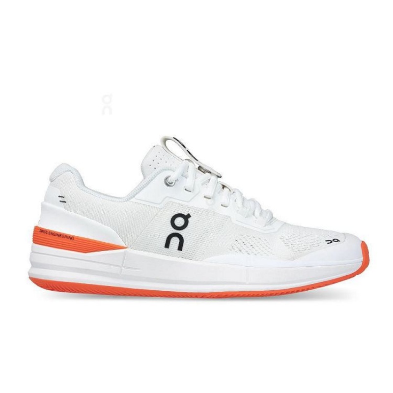 Tenis On Cloud THE ROGER Pro Clay Hombre White / Orange | UY_ON8785