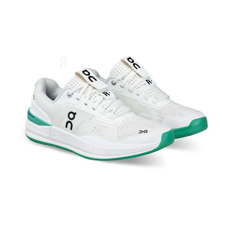 Tenis On Cloud THE ROGER Pro Hombre White / Turquoise | UY_ON8376