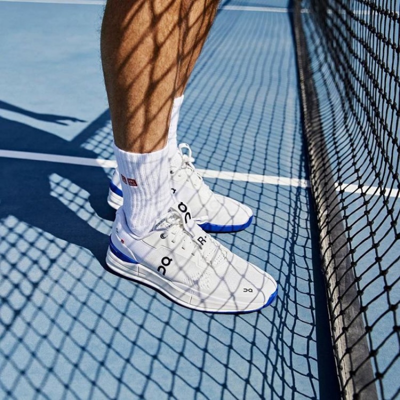 Tenis On Cloud THE ROGER Pro Hombre White / Blue | UY_ON8707