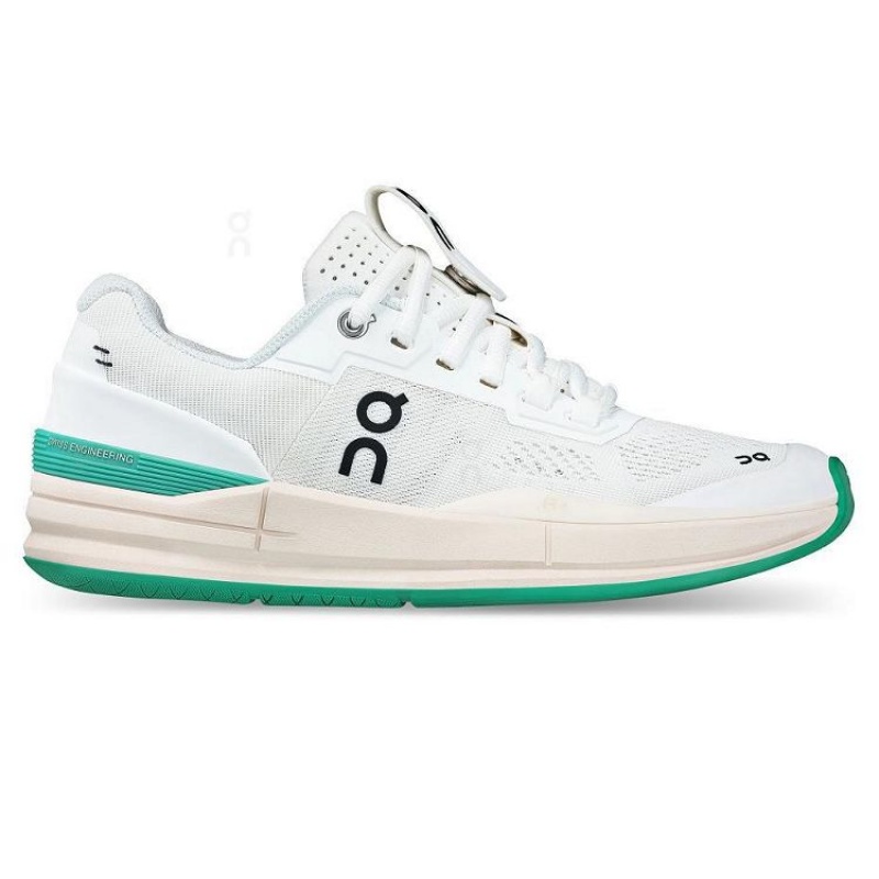 Tenis On Cloud THE ROGER Pro Mujer White / Turquoise | UY_ON8544