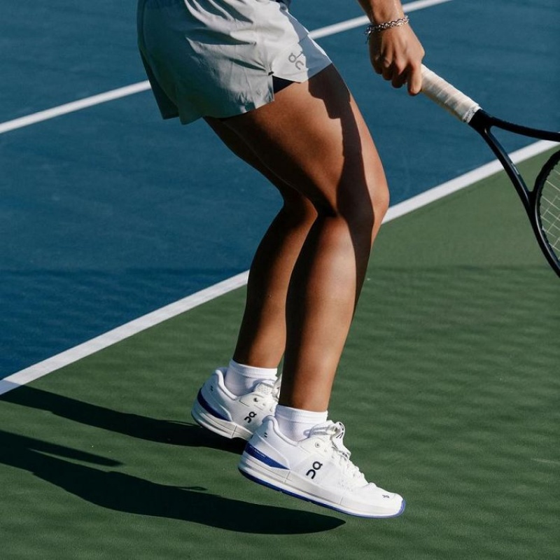 Tenis On Cloud THE ROGER Pro Mujer White / Blue | UY_ON8651