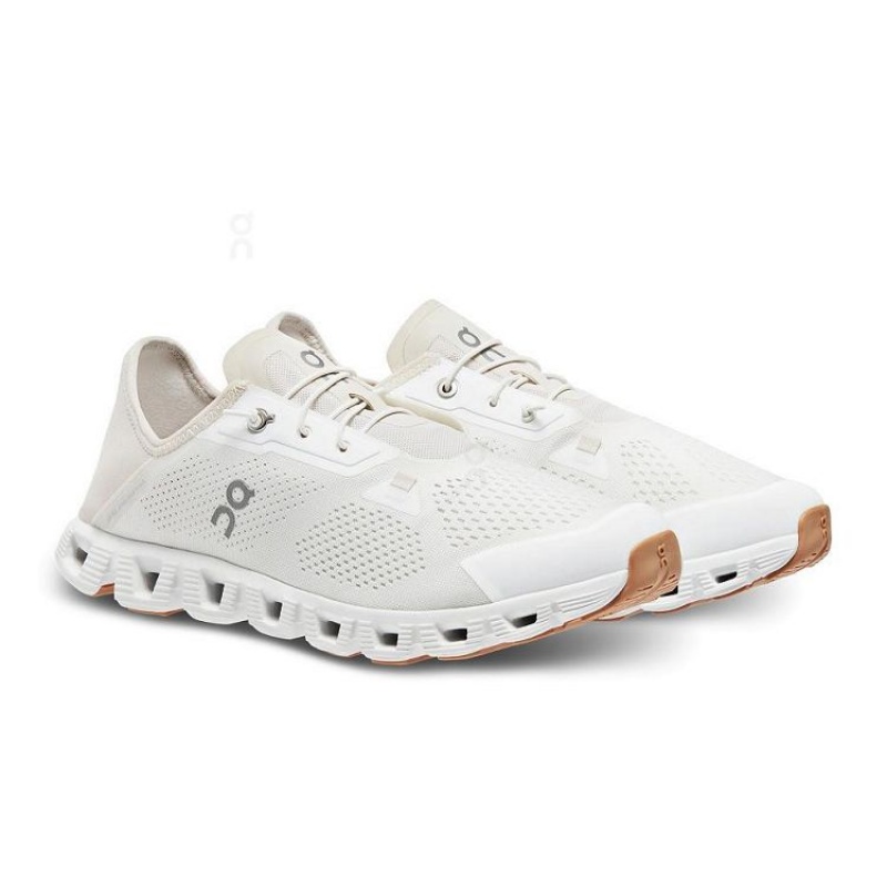 Zapatillas On Cloud Cloud 5 Coast Hombre White / Beige | UY_ON8790