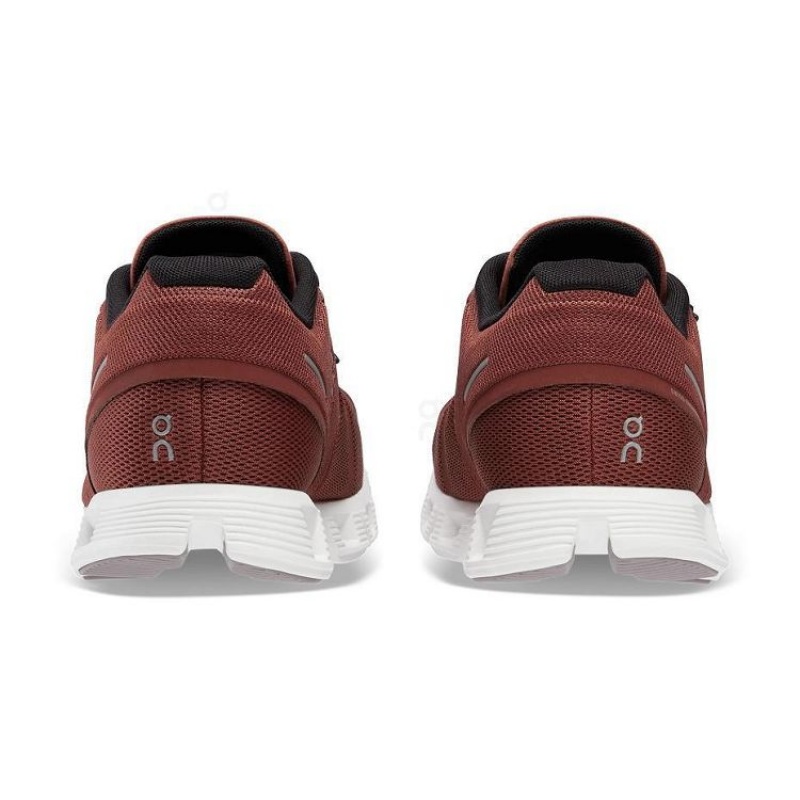 Zapatillas On Cloud Cloud 5 Hombre Burgundy | UY_ON8343