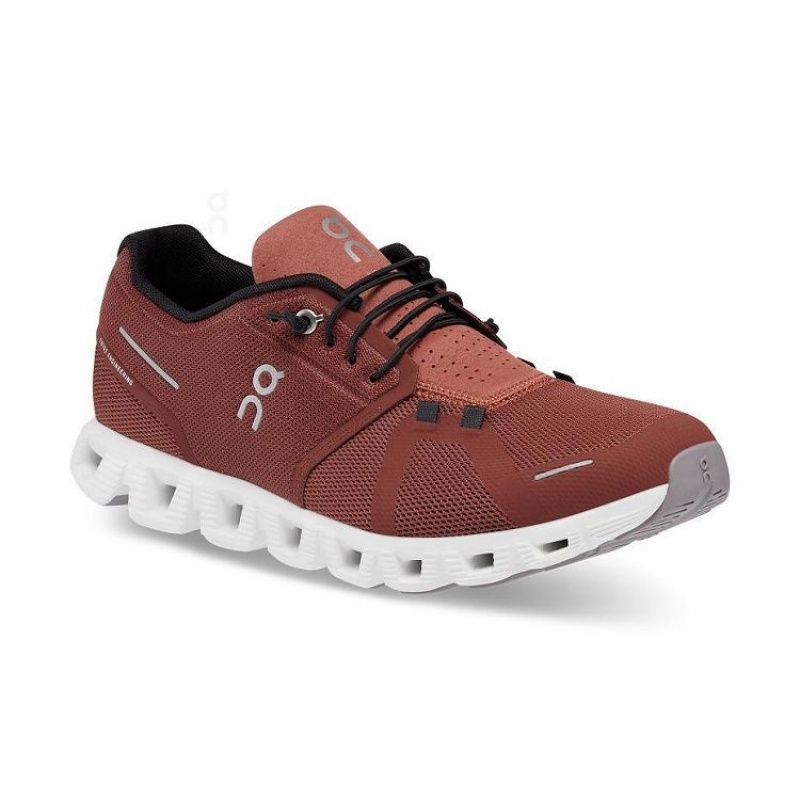 Zapatillas On Cloud Cloud 5 Hombre Burgundy | UY_ON8343