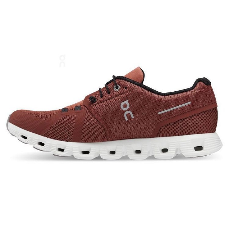 Zapatillas On Cloud Cloud 5 Hombre Burgundy | UY_ON8343