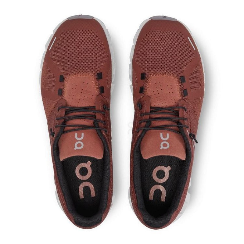 Zapatillas On Cloud Cloud 5 Hombre Burgundy | UY_ON8343