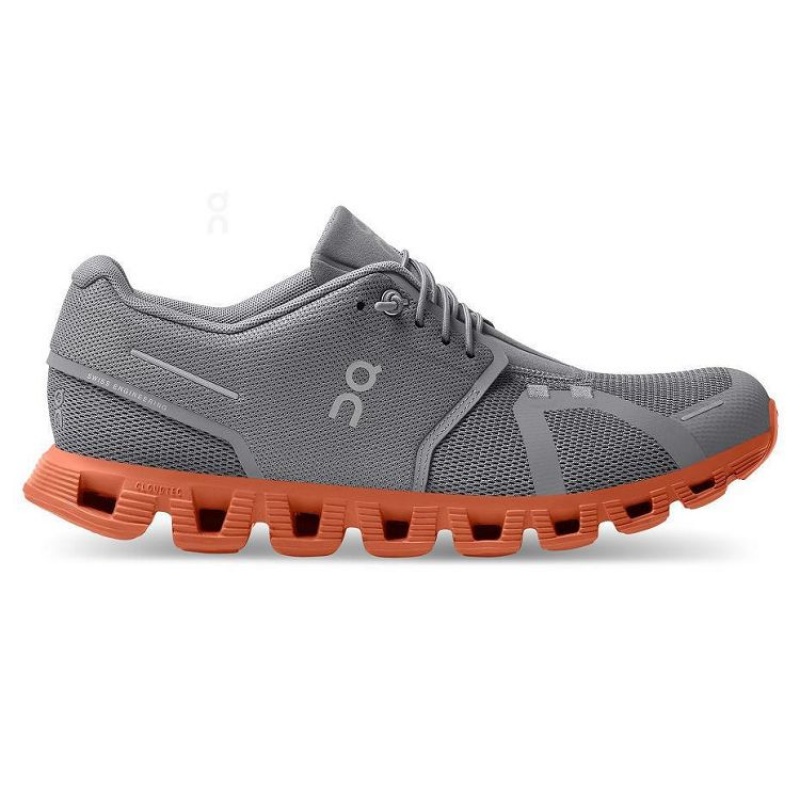 Zapatillas On Cloud Cloud 5 Hombre Grey / Orange | UY_ON8739