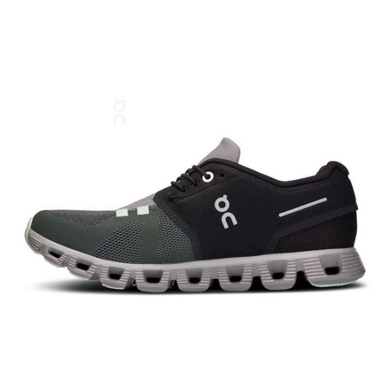 Zapatillas On Cloud Cloud 5 Mujer Black / Olive | UY_ON8294