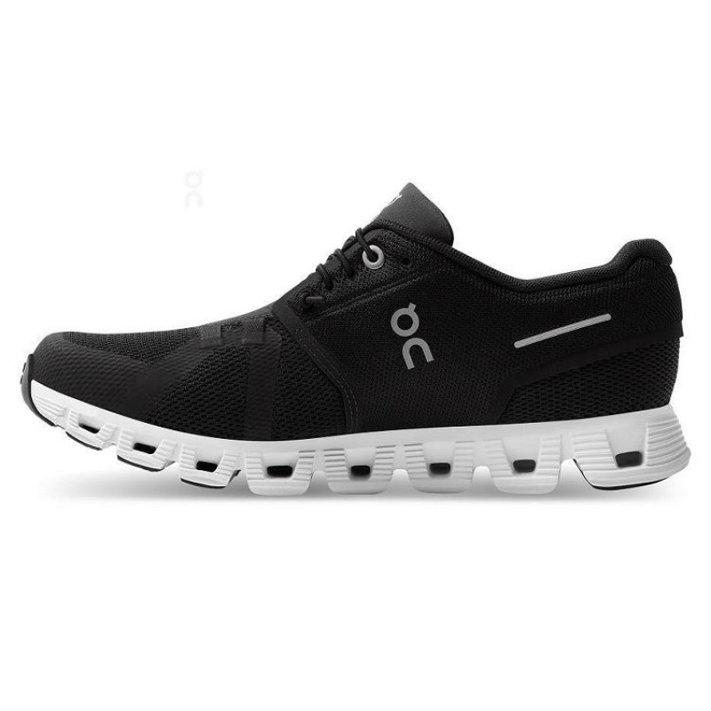 Zapatillas On Cloud Cloud 5 Mujer Black / White | UY_ON8393