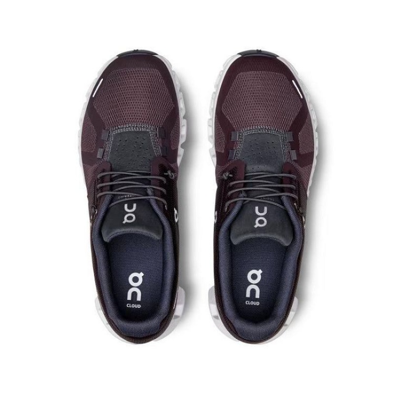 Zapatillas On Cloud Cloud 5 Mujer Burgundy | UY_ON8413