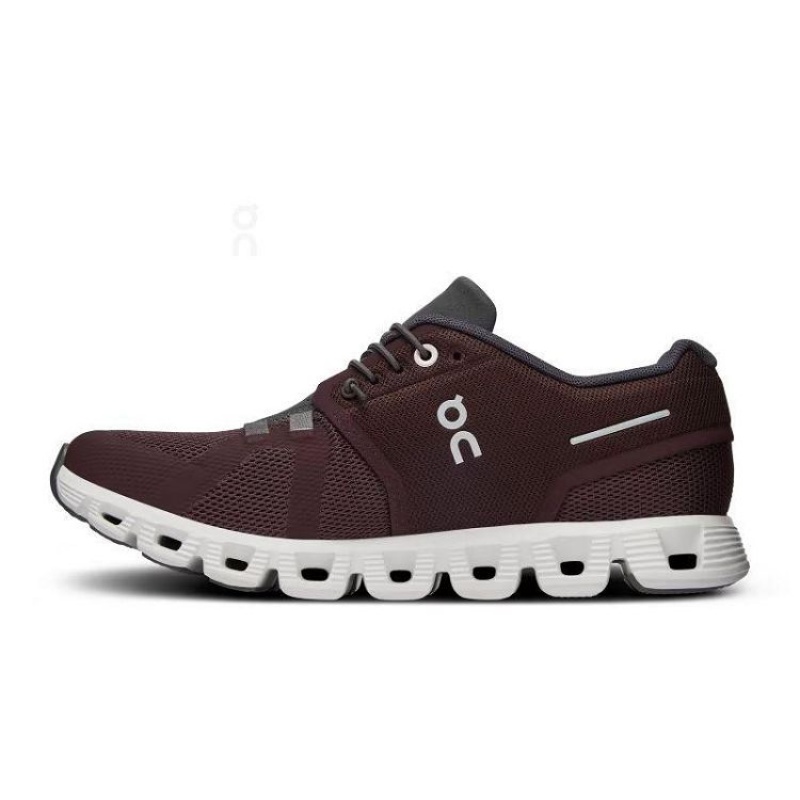 Zapatillas On Cloud Cloud 5 Mujer Burgundy | UY_ON8413