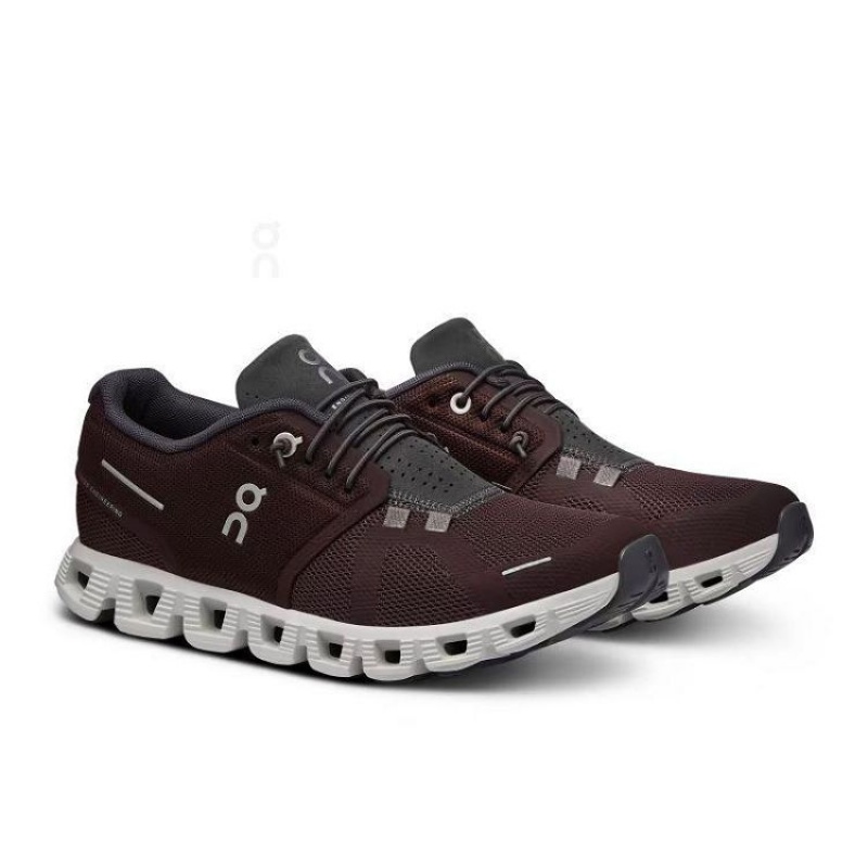 Zapatillas On Cloud Cloud 5 Mujer Burgundy | UY_ON8413