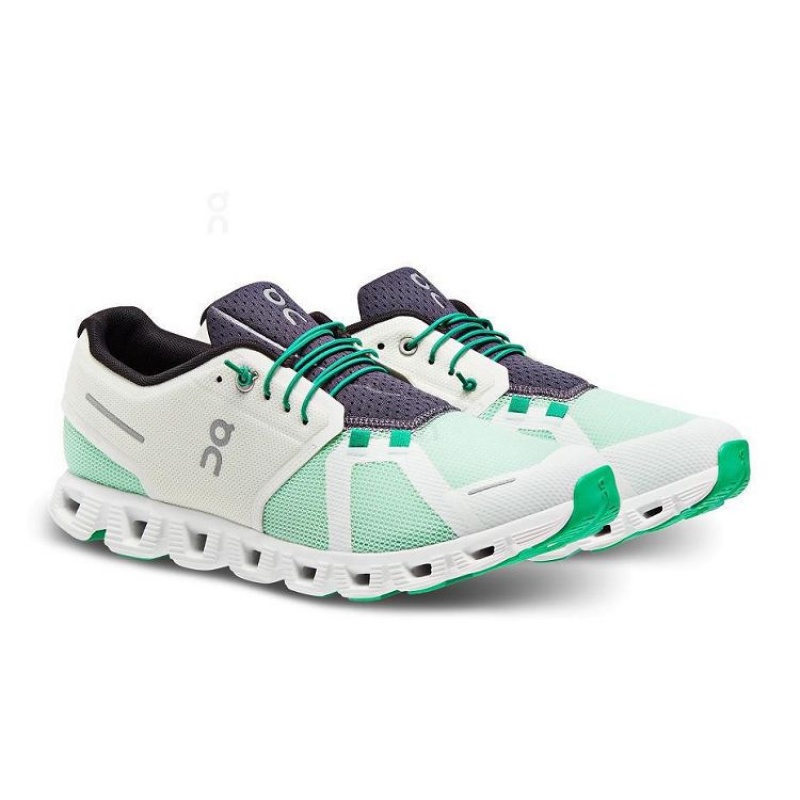 Zapatillas On Cloud Cloud 5 Push Hombre White / Green | UY_ON9056