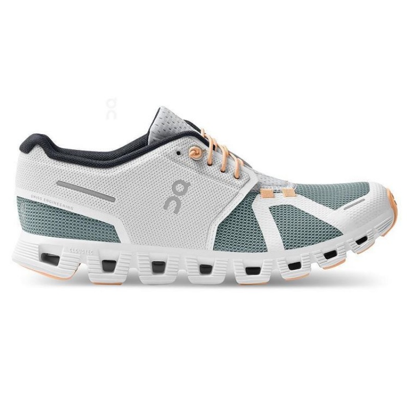 Zapatillas On Cloud Cloud 5 Push Mujer Grey / Turquoise | UY_ON9009