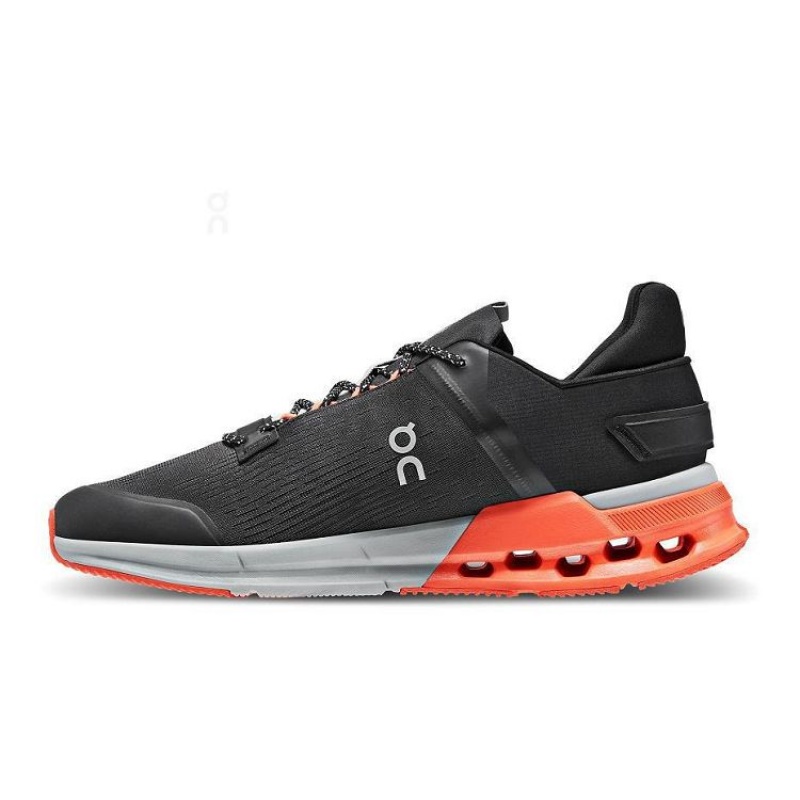 Zapatillas On Cloud Cloudnova Flux Hombre Black / Orange | UY_ON8872