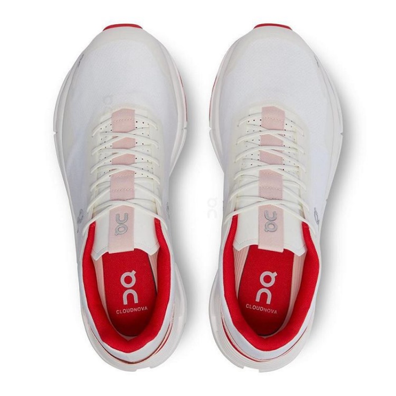 Zapatillas On Cloud Cloudnova Form Hombre White / Red | UY_ON8346