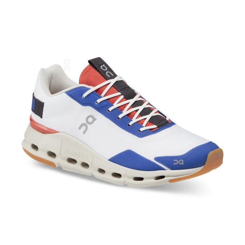 Zapatillas On Cloud Cloudnova Form Mujer White / Blue | UY_ON8774