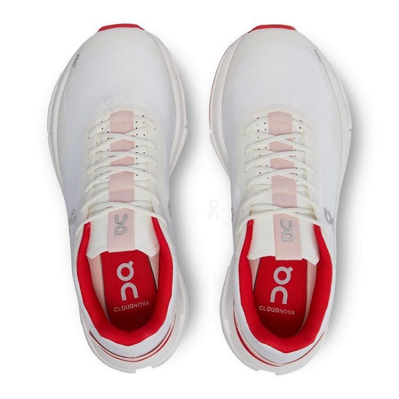 Zapatillas On Cloud Cloudnova Form Mujer White / Red | UY_ON8520