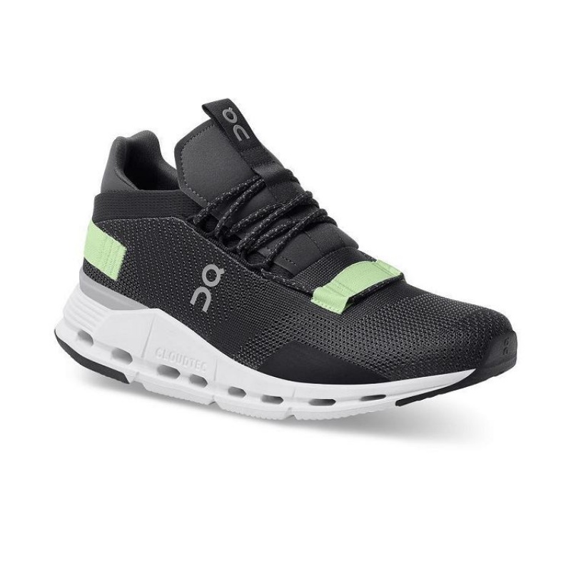 Zapatillas On Cloud Cloudnova Hombre Black / Green | UY_ON8598