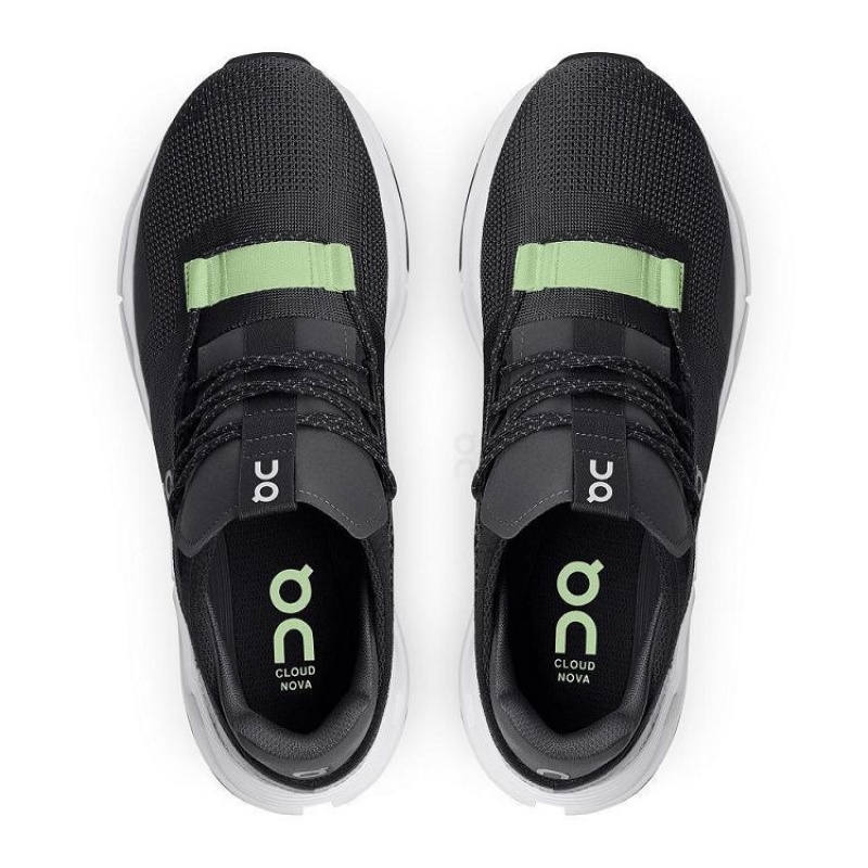 Zapatillas On Cloud Cloudnova Hombre Black / Green | UY_ON8598