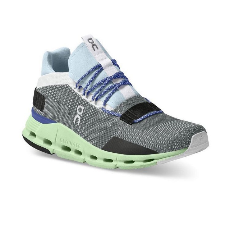 Zapatillas On Cloud Cloudnova Hombre Grey / Green | UY_ON8137