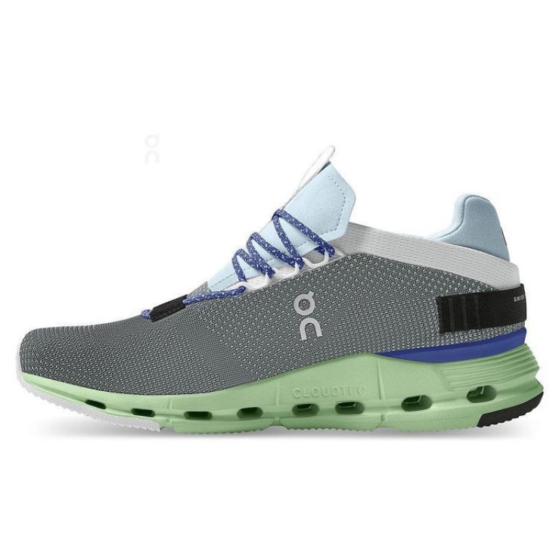 Zapatillas On Cloud Cloudnova Hombre Grey / Green | UY_ON8137