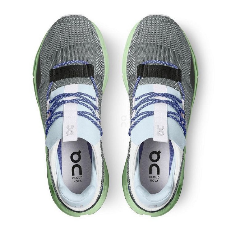 Zapatillas On Cloud Cloudnova Hombre Grey / Green | UY_ON8137