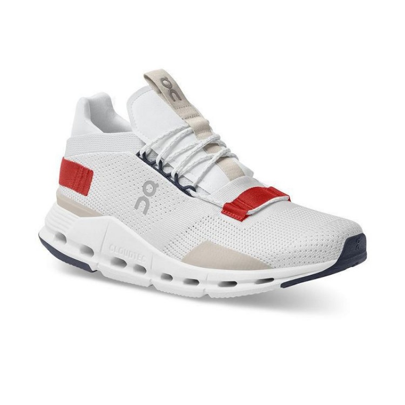 Zapatillas On Cloud Cloudnova Hombre White / Red | UY_ON9098