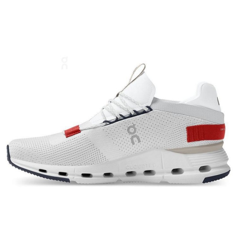 Zapatillas On Cloud Cloudnova Hombre White / Red | UY_ON9098