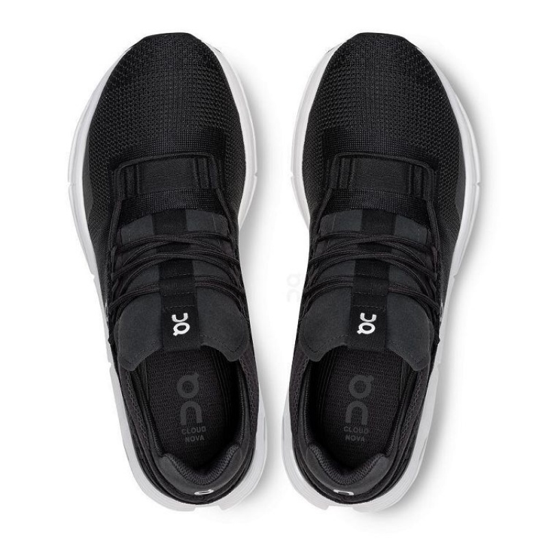 Zapatillas On Cloud Cloudnova Mujer Black / White | UY_ON8691