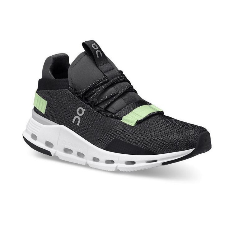 Zapatillas On Cloud Cloudnova Mujer Black / Green | UY_ON8019