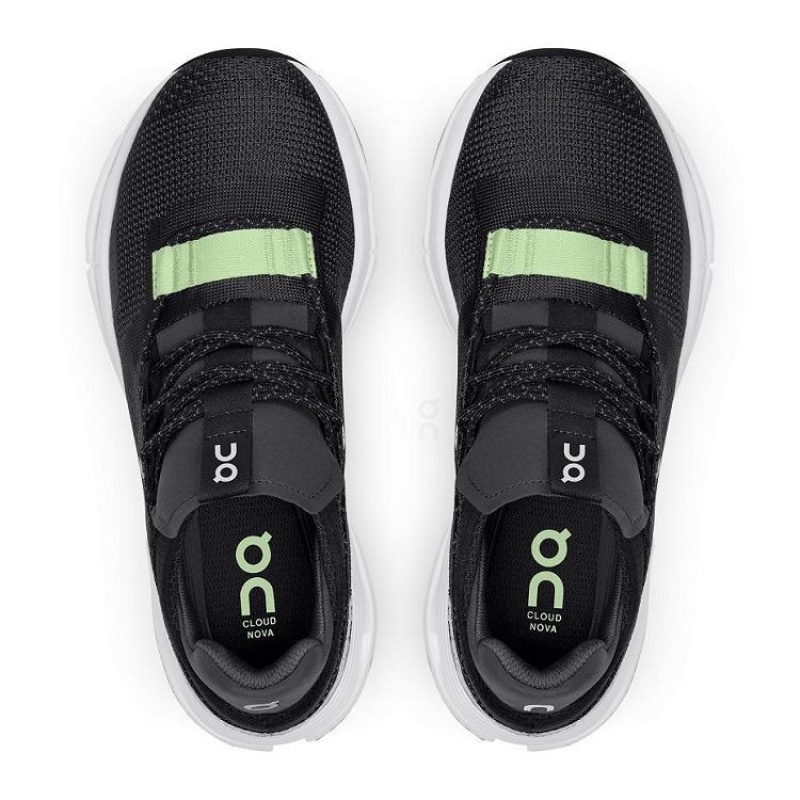 Zapatillas On Cloud Cloudnova Mujer Black / Green | UY_ON8019