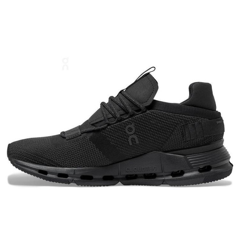 Zapatillas On Cloud Cloudnova Mujer Black | UY_ON8121