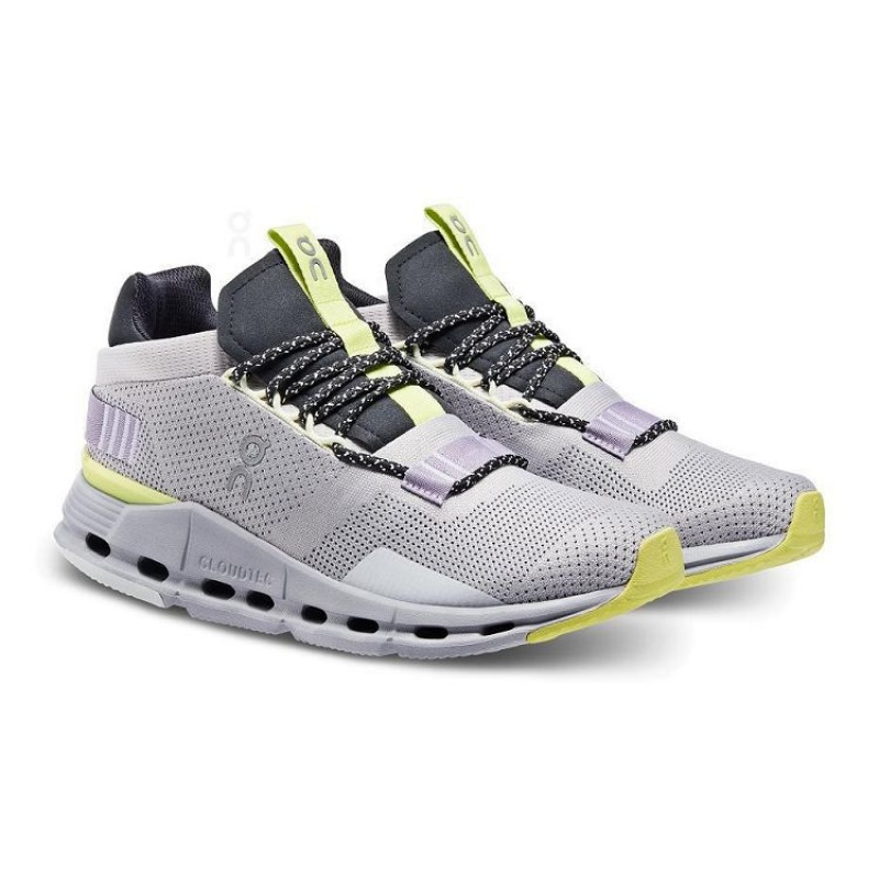 Zapatillas On Cloud Cloudnova Mujer Grey / Purple | UY_ON8870