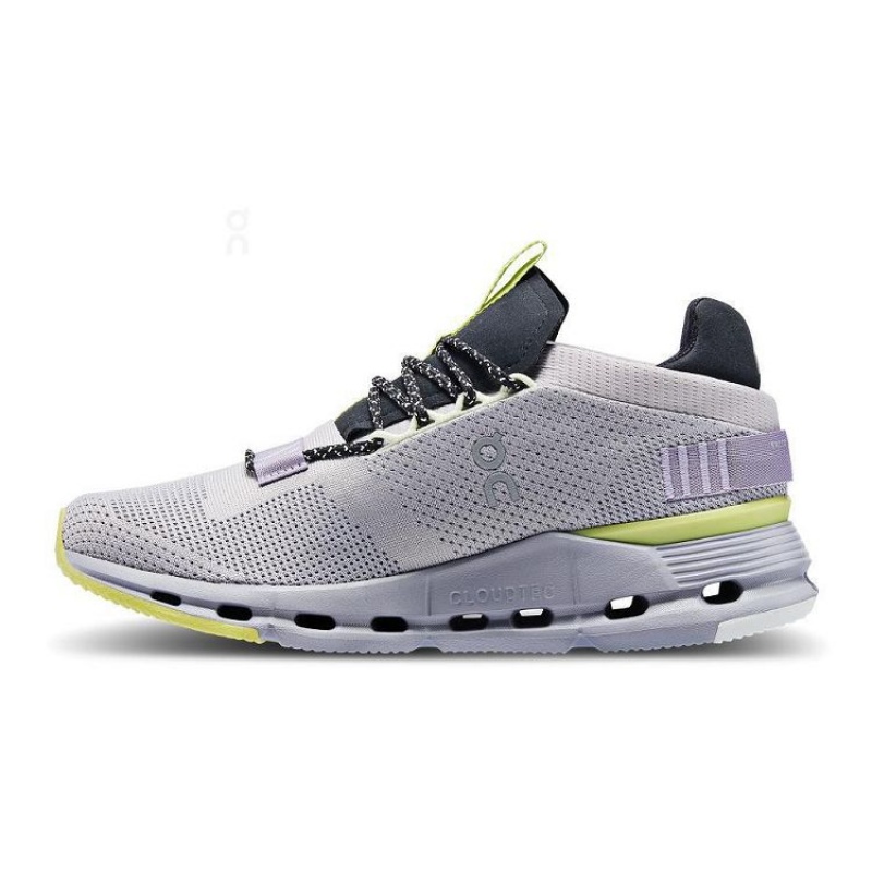 Zapatillas On Cloud Cloudnova Mujer Grey / Purple | UY_ON8870