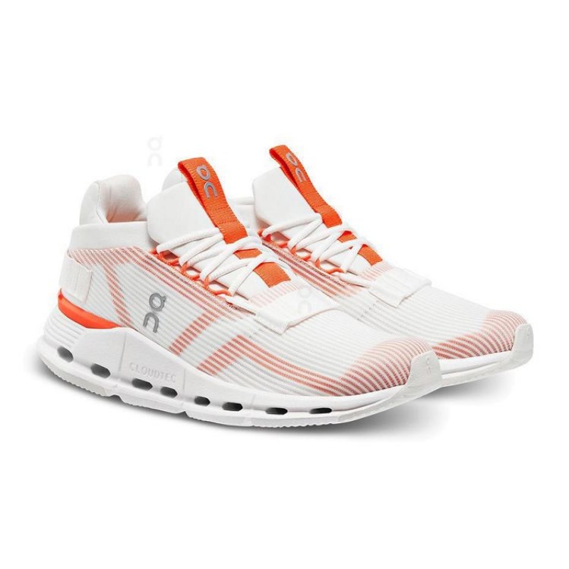 Zapatillas On Cloud Cloudnova Void Mujer White / Orange | UY_ON8752