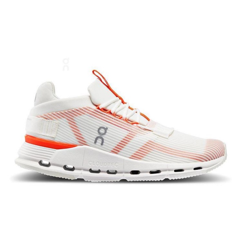 Zapatillas On Cloud Cloudnova Void Mujer White / Orange | UY_ON8752