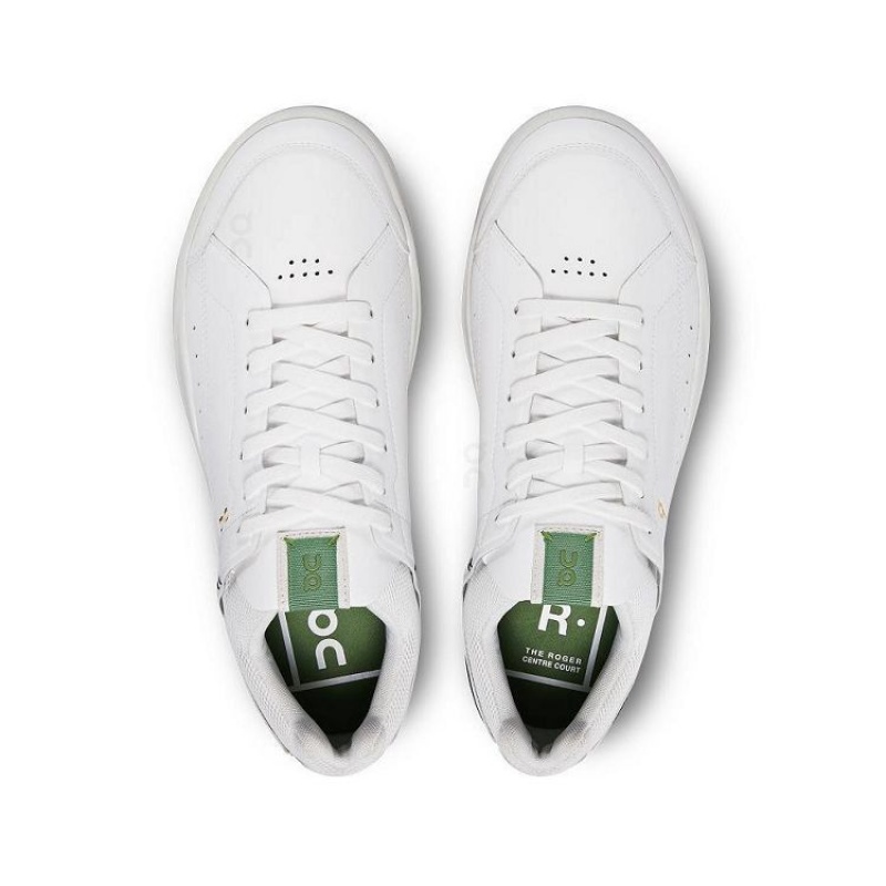 Zapatillas On Cloud THE ROGER Centre Court Hombre White / Green | UY_ON9135