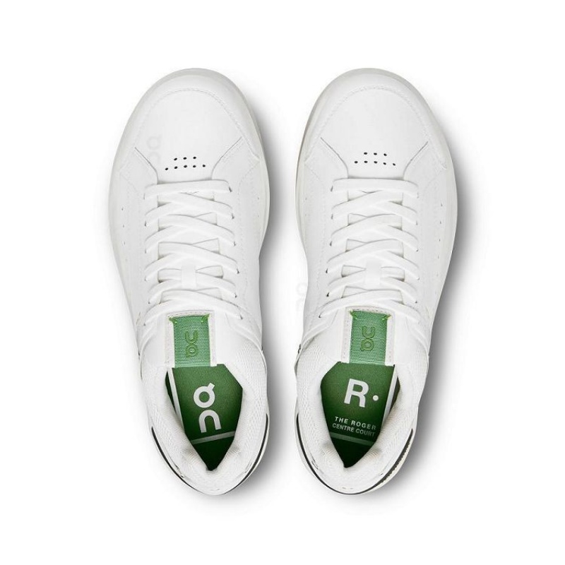 Zapatillas On Cloud THE ROGER Centre Court Mujer White / Green | UY_ON8523