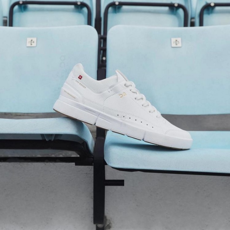 Zapatillas On Cloud THE ROGER Centre Court Mujer White | UY_ON8588