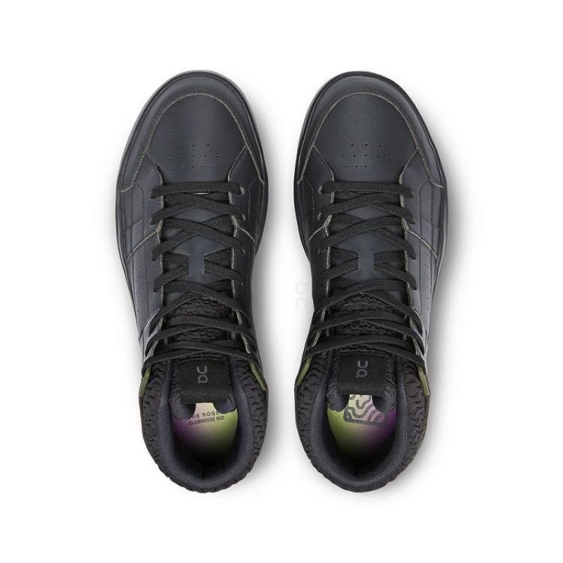 Zapatillas On Cloud THE ROGER Clubhouse Mid Sensa Hombre Black | UY_ON8069