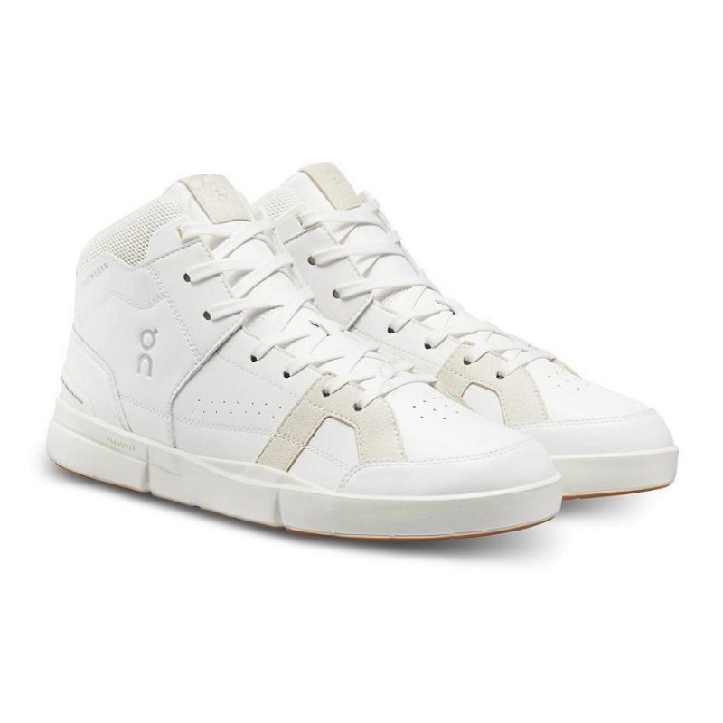 Zapatillas On Cloud THE ROGER Clubhouse Mid Hombre White | UY_ON8129