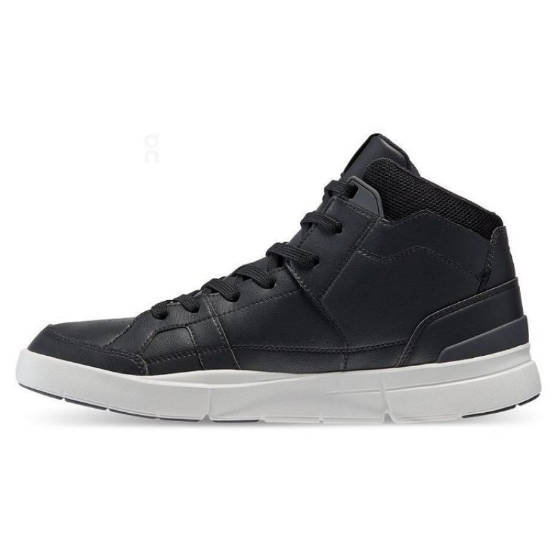 Zapatillas On Cloud THE ROGER Clubhouse Mid Hombre Black | UY_ON8032