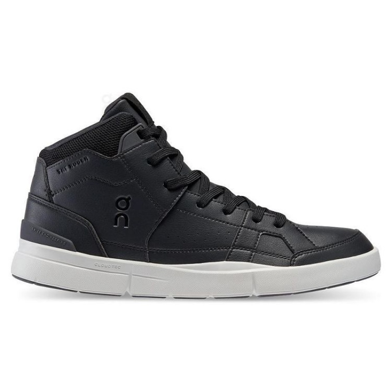 Zapatillas On Cloud THE ROGER Clubhouse Mid Hombre Black | UY_ON8032