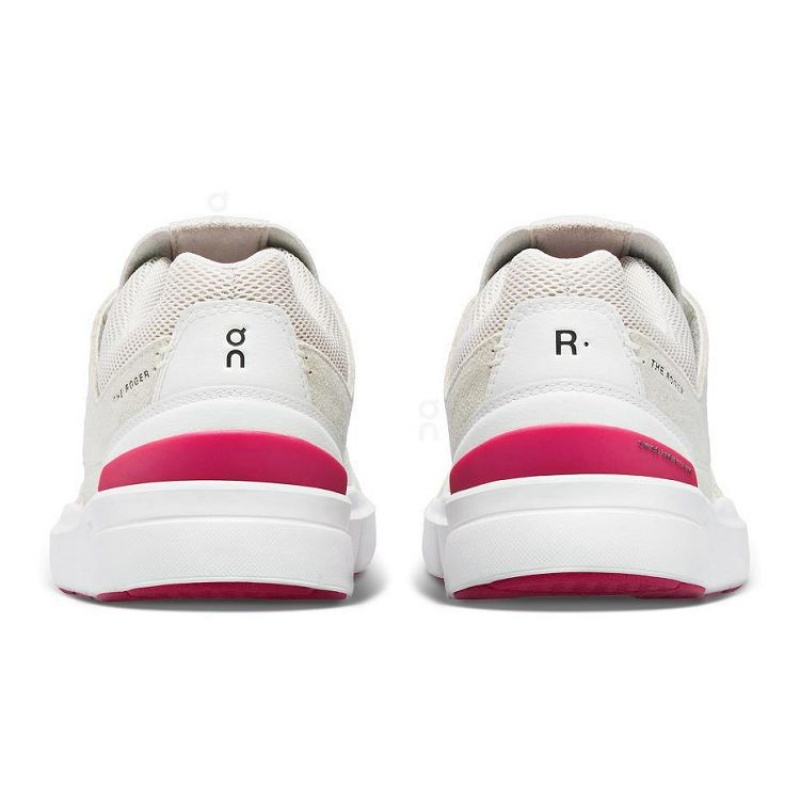 Zapatillas On Cloud THE ROGER Clubhouse Mujer White / Red | UY_ON8892