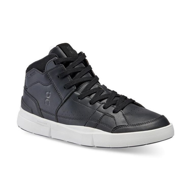 Zapatillas On Cloud THE ROGER Clubhouse Mid Mujer Black | UY_ON8169