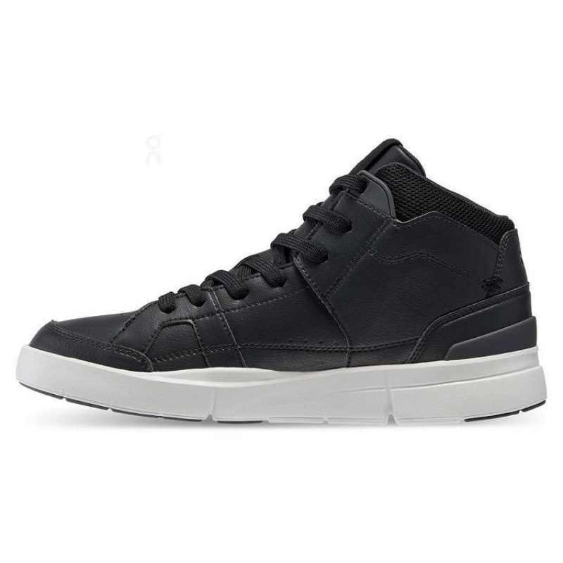 Zapatillas On Cloud THE ROGER Clubhouse Mid Mujer Black | UY_ON8169