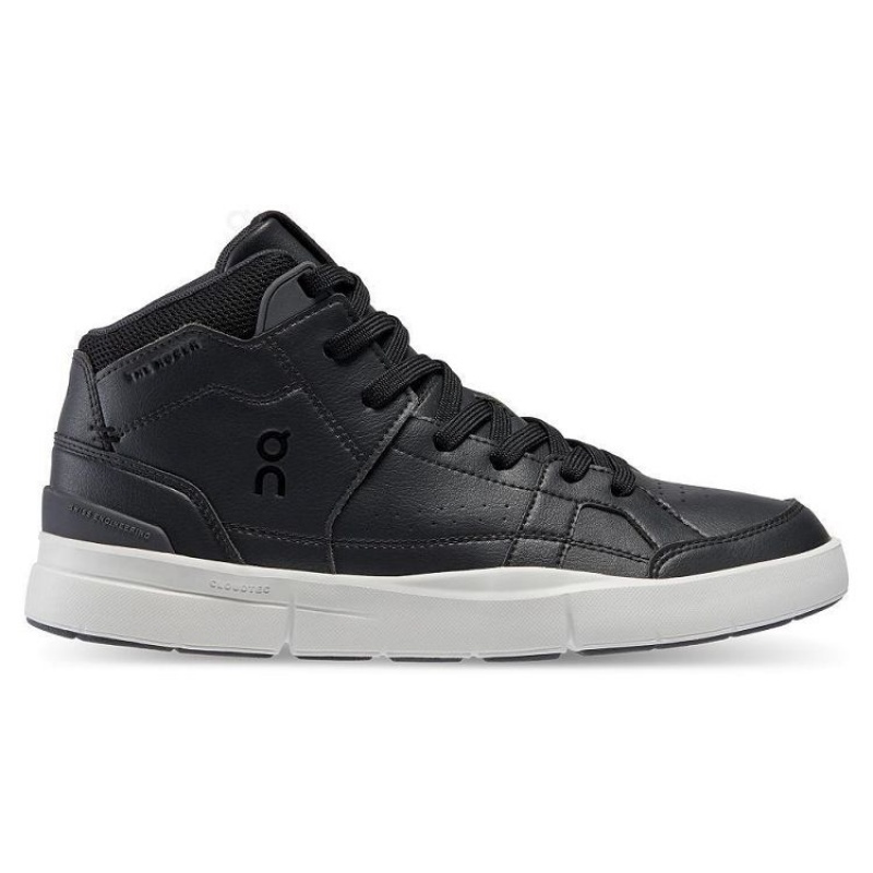 Zapatillas On Cloud THE ROGER Clubhouse Mid Mujer Black | UY_ON8169